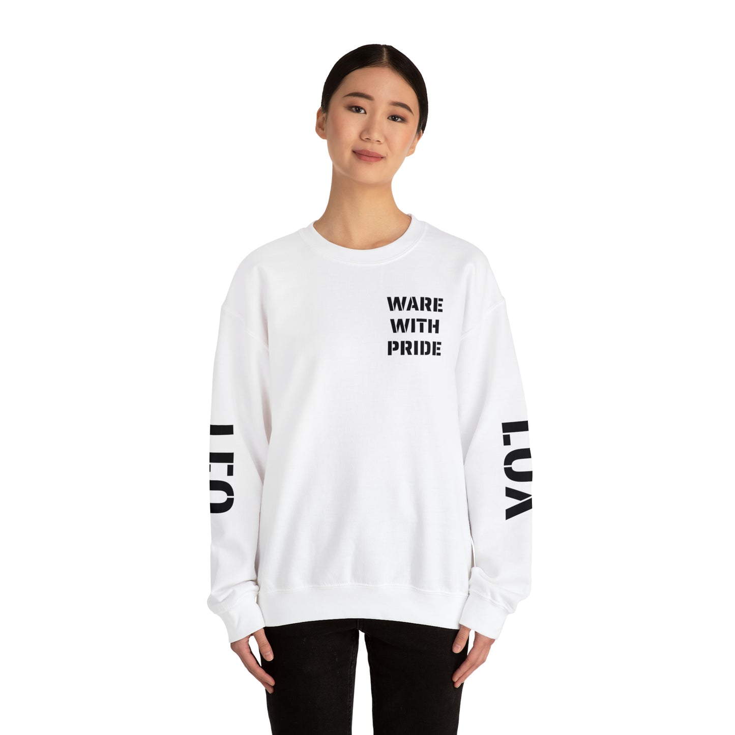 LEO LUX Sleeve Print Sweatshirt