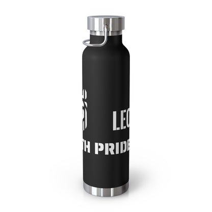 LEO LUX Copper Vacuum Insulated Bottle, 22oz