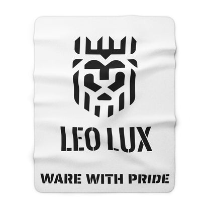 LEO LUX KING Sherpa Fleece Blanket