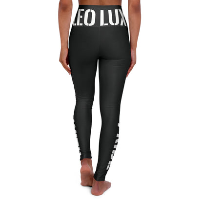 LEO LUX High Waisted Black Yoga Leggings